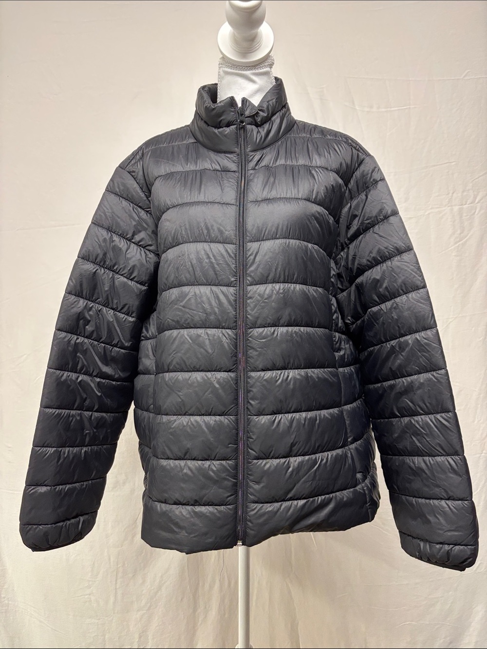 Joe Fresh Black Quilted Lightweight Puffer Jacket